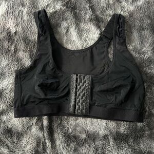 Black Bra with Adjustable Sizing - M